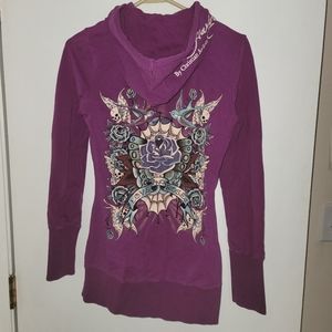 EUC Ed Hardy Zip Up